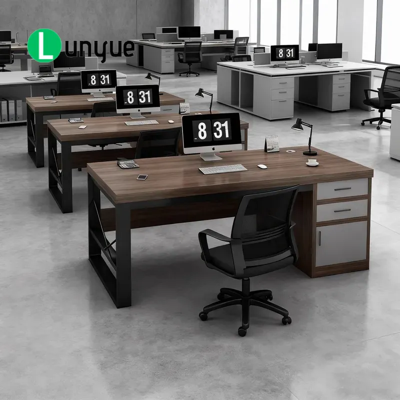 Office Furniture Solutions - Biurko z krzesełem i szufladą, nowoczesne