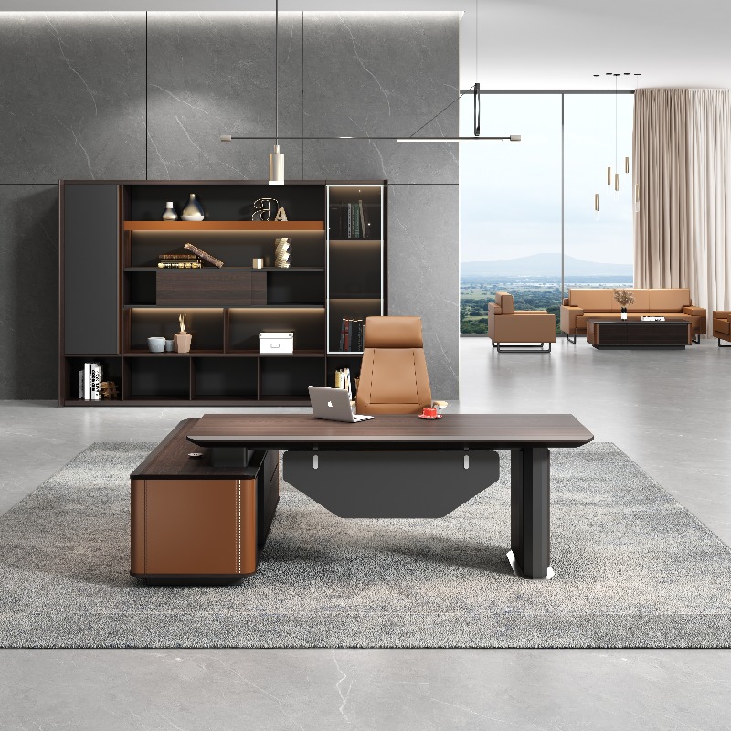 Biurko prezesa w kształcie lit – Office Furniture Manufacturers recenzja i cena
