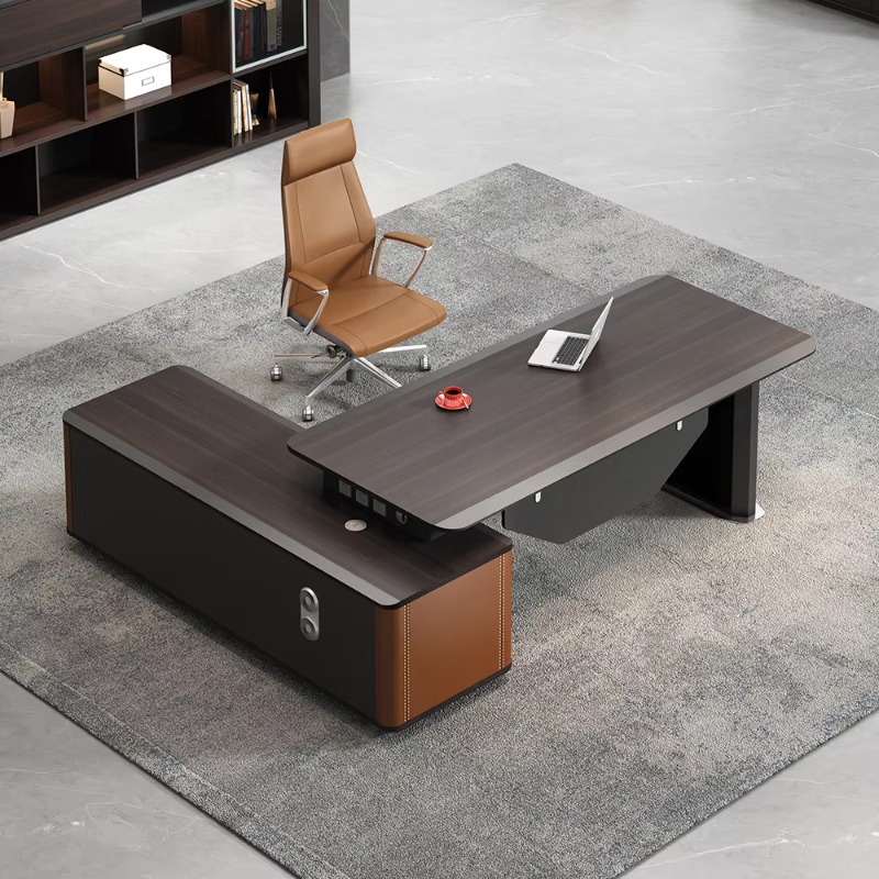 Biurko prezesa w kształcie lit – Office Furniture Manufacturers recenzja i cena