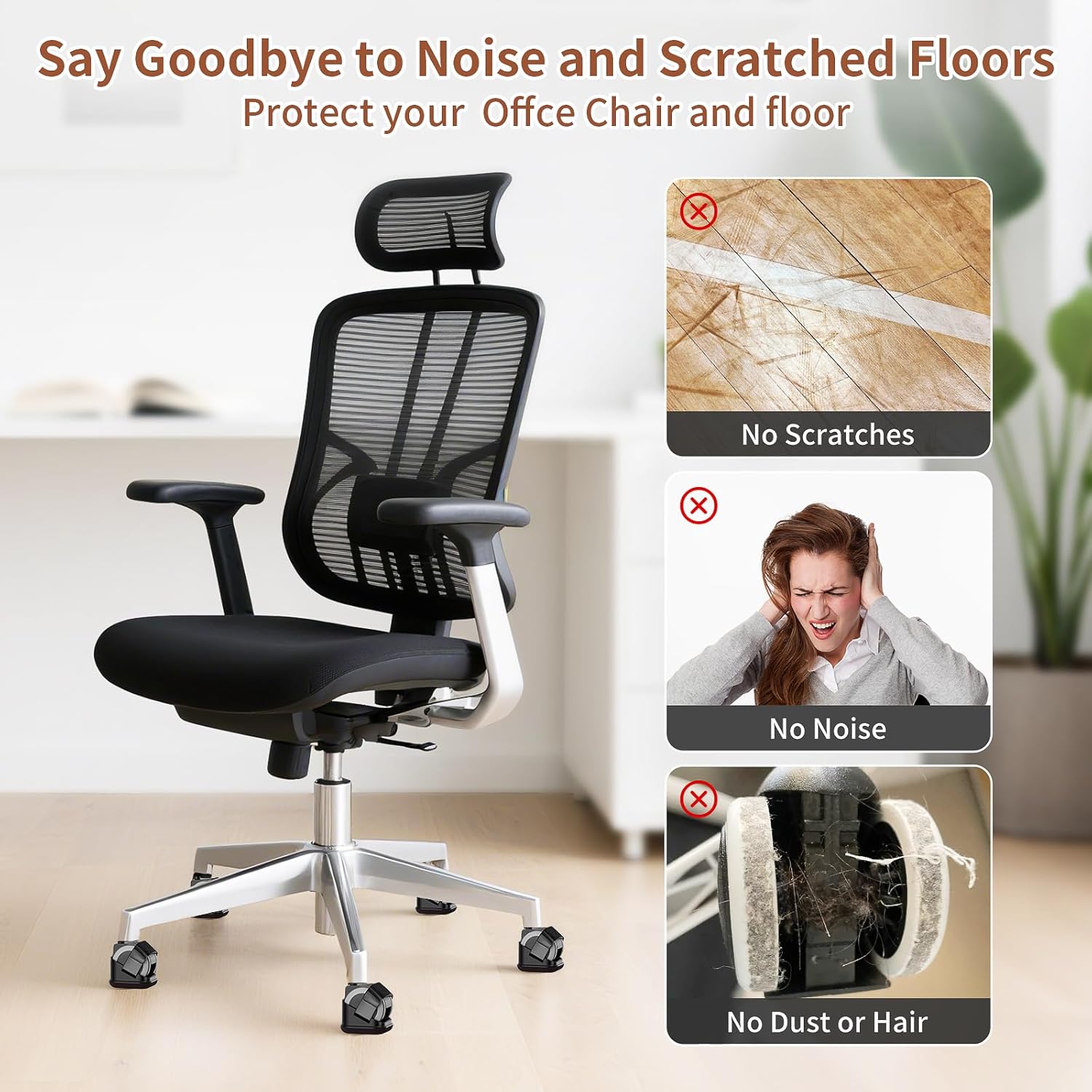 5 szt. Ochraniacze na nogi krz – Office Furniture Heaven recenzja i cena