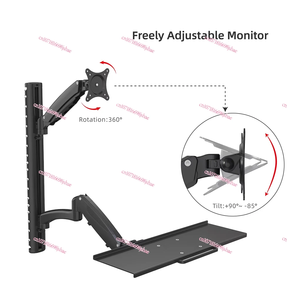 Regulowany na wysokość uchwyt  – Adjustable Monitor Mount recenzja i cena