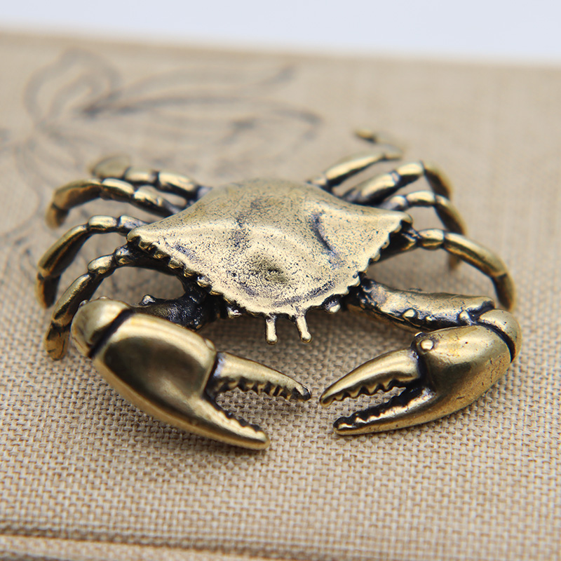 Brass Crab mała figurka ozdoba – Office Furniture Solutions recenzja i cena