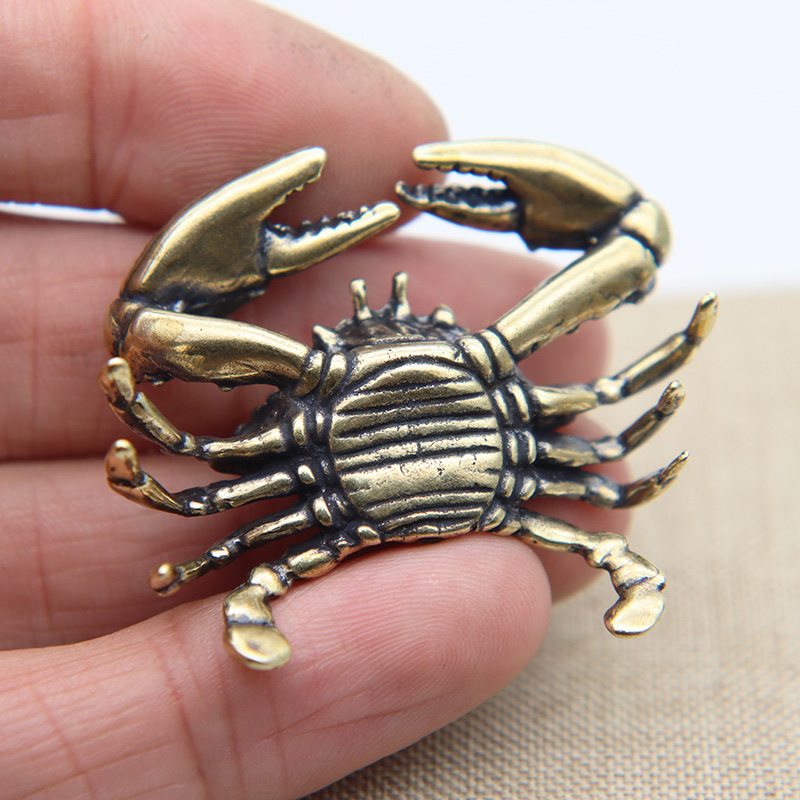 Brass Crab mała figurka ozdoba – Office Furniture Solutions recenzja i cena