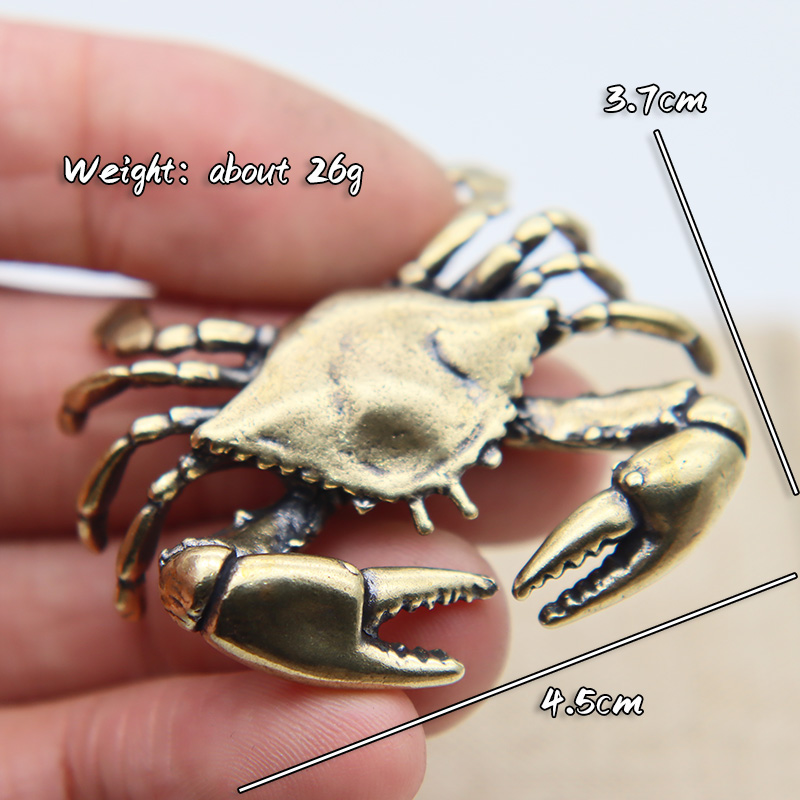 Brass Crab mała figurka ozdoba – Office Furniture Solutions recenzja i cena