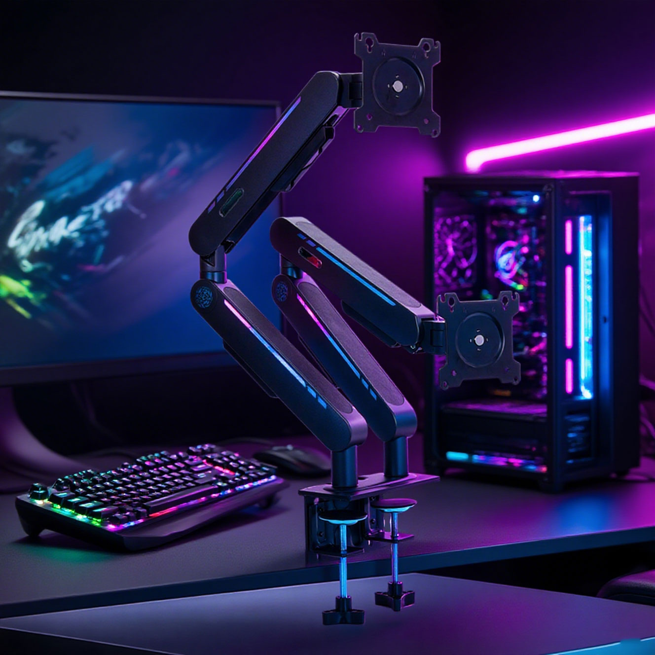 Nowy model uchwytu biurkowego  – Adjustable Monitor Mount recenzja i cena