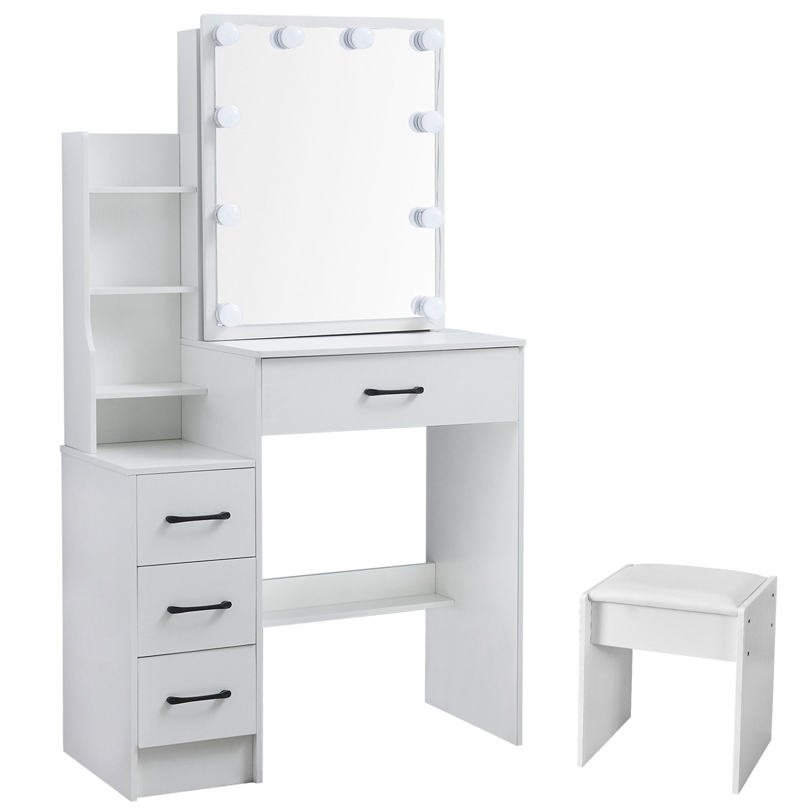 Toaletka z lustrem i stołkiem, – Office Furniture Reborn recenzja i cena